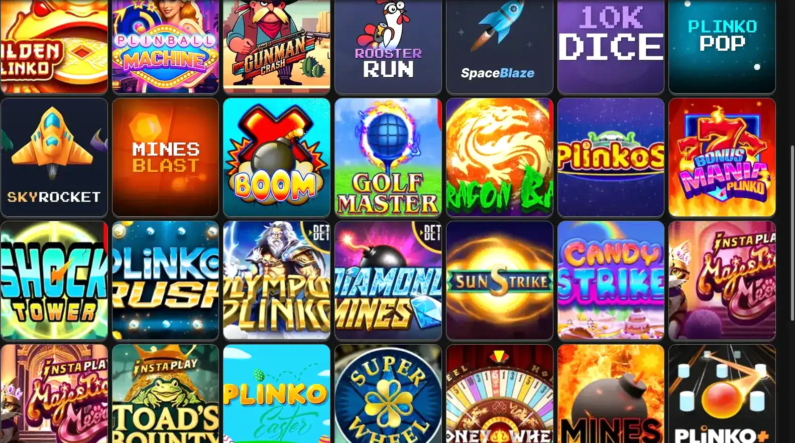 Экран с методами оплаты в казино Флагман